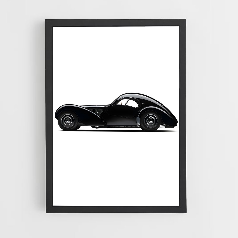 Poster Type atlantic – affiche Bugatti (vue 2)